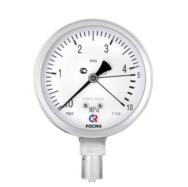 Манометры ТМ-621 с защитой от перегрузки