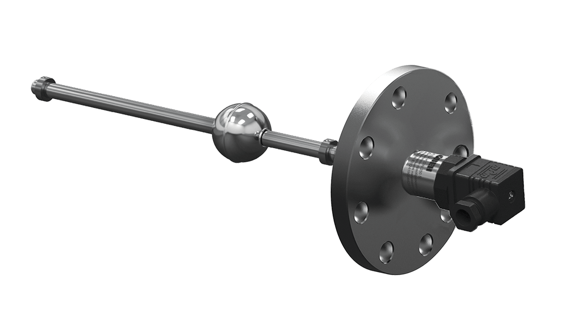 Поплавковый уровнемер с выходным сигналом 4...20 мА ПДУ-И, фланцевое присоединение