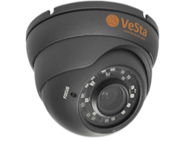 IP-камера антивандального исполнения VC-1430(v2) (М108,Фикс. f=3,6,Титан,IR)