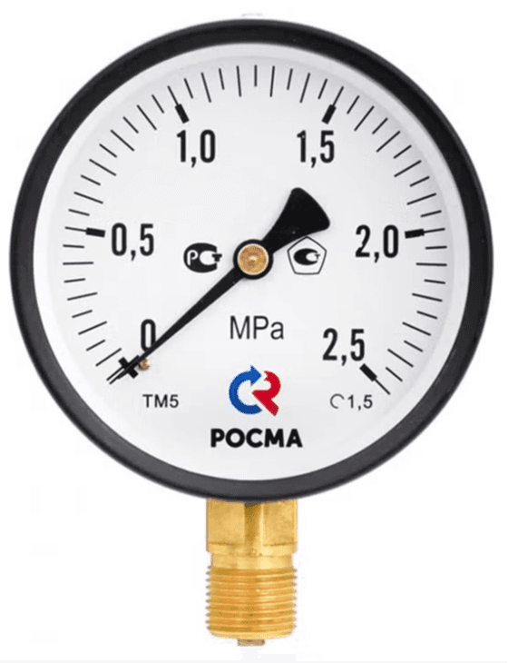 Вакуумметр ТВ-310ТС.00 (-0,1-0 МПа) G1/4.2,5