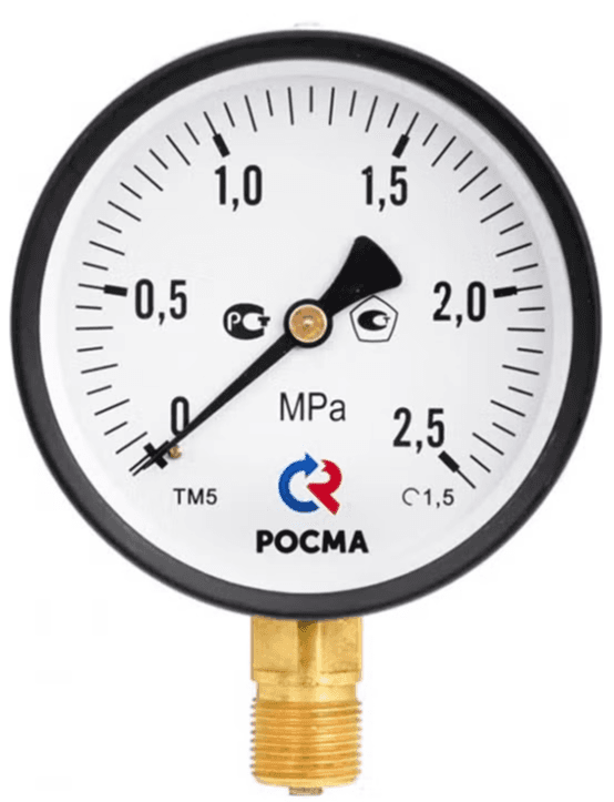 Мановакуумметр ТМВ-310ТС.00 (-0,1-0,15 МПа) G1/4.2,5