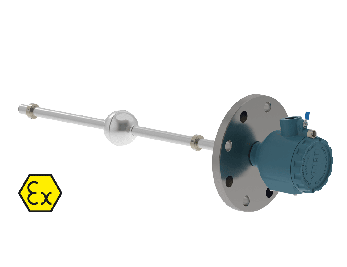 Датчик уровня поплавковый ПДУ-И.3250.5.Ф.125.2.5.01.В-EXD