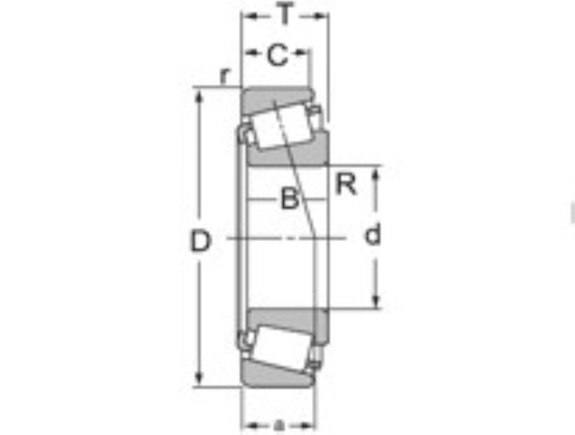 Конический роликоподшипник 32228 (НСН)