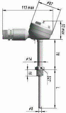 Термопреобразователи ТСМУ 9418, взрывозащищенные
