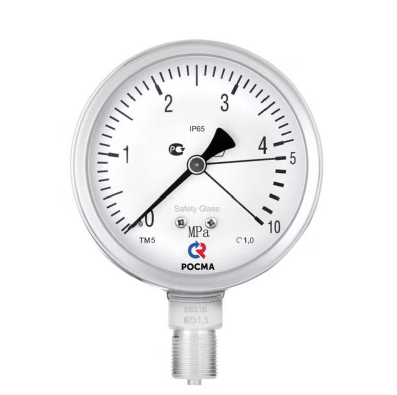 Манометры ТМ-621 с защитой от перегрузки