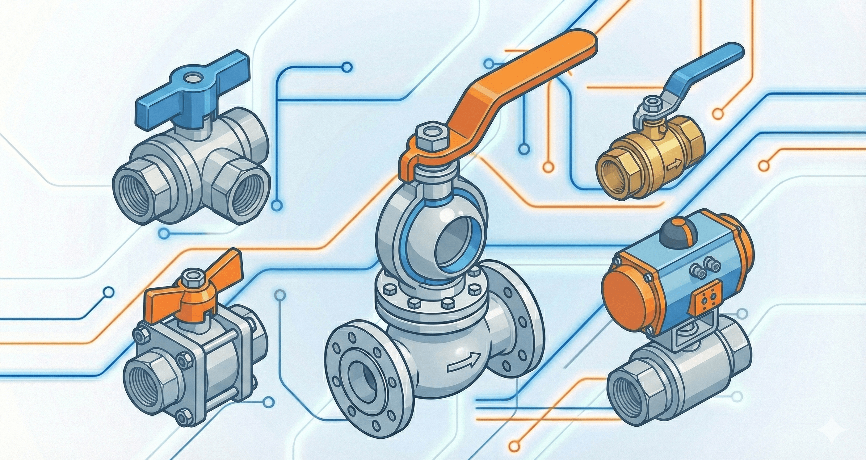 Краны шаровые